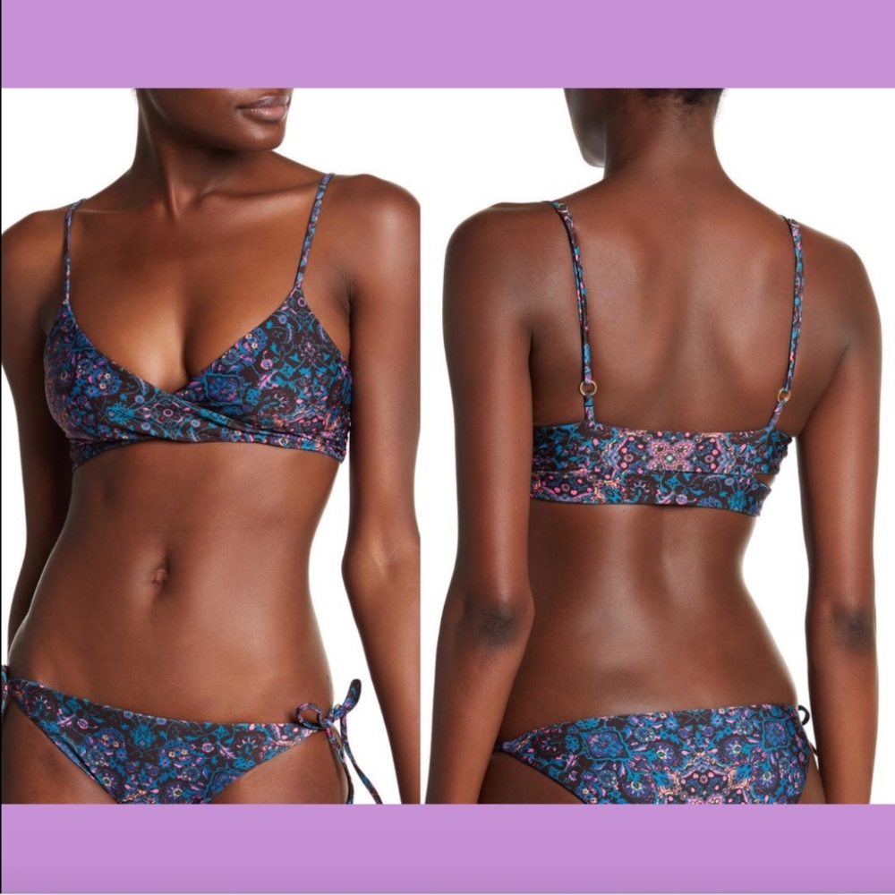 NWT $95‎ L Space Rocky Convertible Strap Bikini Top